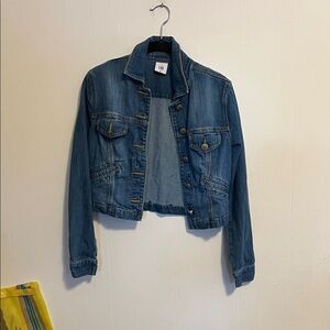 CAbi Blue Denim cropped Jacket